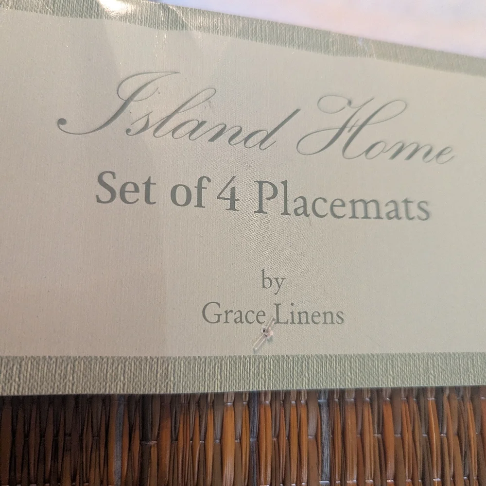 Island Home By Grace Linens nwt vintage